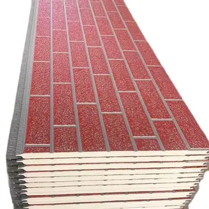 16mm Modern Metal Carved Decorative Polyurethane Sandwich Panel for Wall thumbnail-1