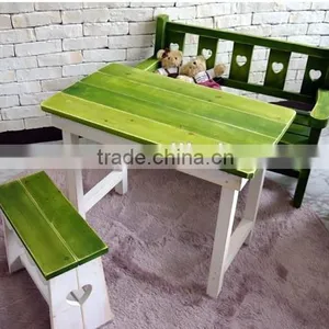 Field Solid Wood Bench Chair Table Chair Environmental Color Chair Decorated Furniture thumbnail-2