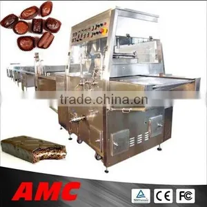 AMC Full Automatic Multifunctional Candy Bar & Chocolate Enrobing Production Line thumbnail-1