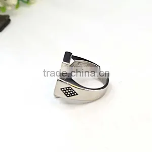 New Design Cross Shape Stainless Steel Mens Finger Ring Supplier's Choice thumbnail-3