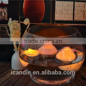 Color Changing Flower Shape Water Floating Led Candle thumbnail-3