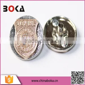 2015 Wholesale Fashion Cheap Metal Button for Garment in Yiwu Factory thumbnail-1