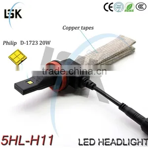 Factory Price Car Led Lighting Wholesale Super Waterproof Ip65 H11 Led Headlight thumbnail-1