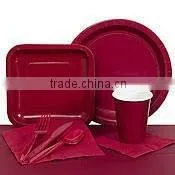 Made in China Outdoor Plastic Dinner Tableware Set thumbnail-2