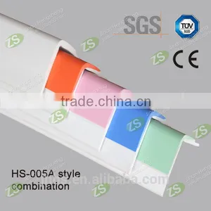 49mm Width L Shape PVC Hospital Wall Corner Guard thumbnail-4
