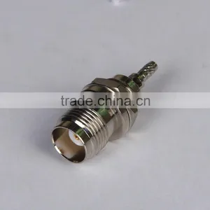 RF COAXIAL CONNECTOR,TYPE TNC CONNECTOR, 50OHM,RIGHT ANGLE/PLUG,MALE,MATCHING. thumbnail-1