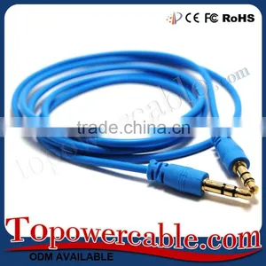 China Wholesale 3.5mm Male To Male 1/2/3m Long Aux Cable Cord thumbnail-6