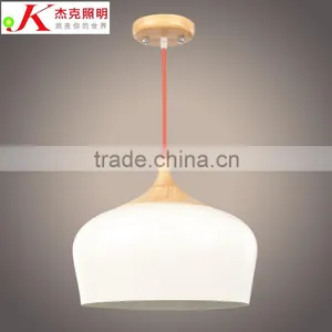 JK-8005B-02 Modern Homely Design Pendant Home Lighting Wooden LED Pendant Light thumbnail-2