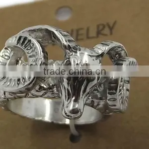Sheep Ring Crystal Rhinestone thumbnail-1