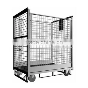 Heavy Duty Wire Container Storage Cage for Warehouse thumbnail-2