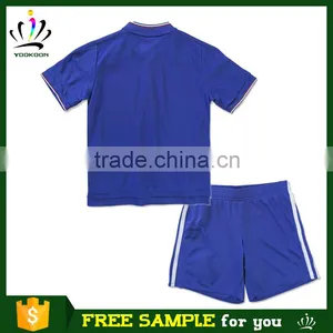 CFC Home Away Blue Black Soccer Jersey for Children thumbnail-1