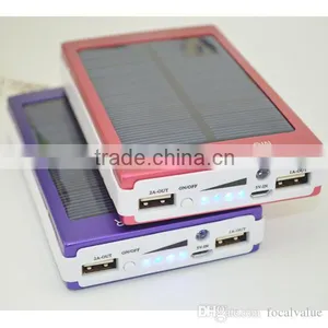 Dual USB 30000mAh Solar Battery Chargers High Capacity Double USB Solar Energy Panel Power Bank for Mobile Phone Tablet Laptop thumbnail-2