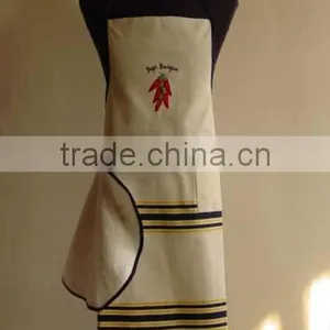 Yarn Dyed Fabric Cotton Customized Apron Kitchen thumbnail-1
