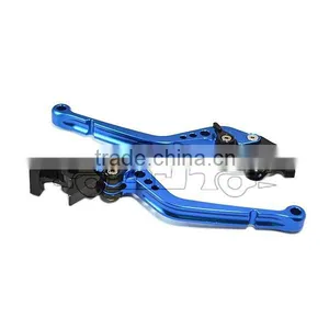 BJ-LS-003 Blue Cnc Motorcycle Adjustable Brake Lever for GSXR1000 GSXR600 thumbnail-3