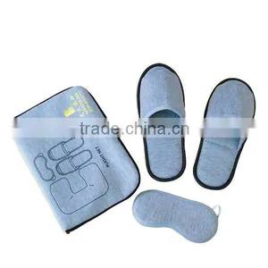 2015 Convenient to Carry Slipper and Practical Eye Mask for Air Travel Kit thumbnail-4