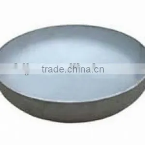 304 Stainless Steel Seamless Pipe Fitting Made in China 2"-42" Cap thumbnail-1