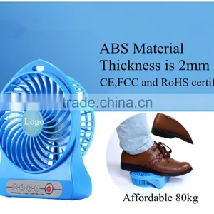 Portable Mini Electric Fan Rechargeable Fan With USB Power Bank Strong Wind Mini Fan thumbnail-4