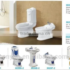 Sanitary Ware Ceramic Bathroom Set One Piece Toilet thumbnail-3