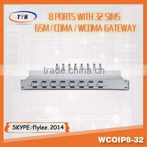 Wholesale 16,32,64 Port VoIP GSM Gateway Acom 8 Port Voip Gsm Gateway thumbnail-1