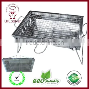 UrCooker HZA-J8825 Hot Selling Delicate Durable Thicken Food Picnic Tool Grade Charcoal Bbq Grill thumbnail-1