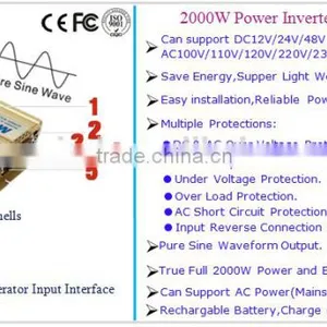 Hot Sell Meind 600W True Pure Sine Wave Inverter thumbnail-5