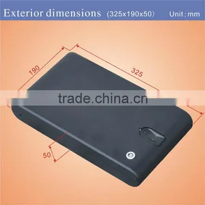 Wholesale- MS120 Micro Vault Portable Fingerprint Biometric Mini Car Gun Pistol Security Storage Portable Steel Safe Box / Vault thumbnail-6
