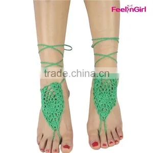 Fashion Wholesale Floral Barefoot Sandals thumbnail-1