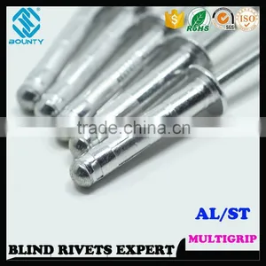 HIGH QUALITY FACTORY DOME HEAD ALUMINUM MULTI GRIP RIVETS thumbnail-1