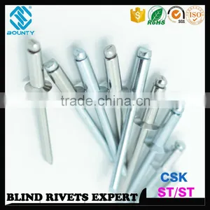 ISO15980 STEEL RIVET BODY STEEL MANDREL CSK ST ST BLIND RIVETS thumbnail-3