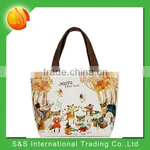 Hot Selling Printing Canvas Cotton Tote Bag Shopping Bag thumbnail-1