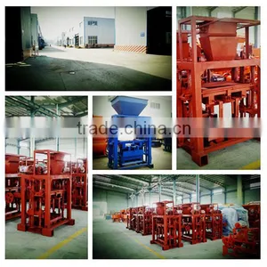 China Famous Brand Factory Price Concrete Block Molding Machine,Simple Hollow Block Making Machine Line QT40-1 thumbnail-3