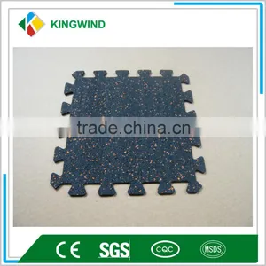 Indoor Gym Center Rubber Floor Tiles thumbnail-3