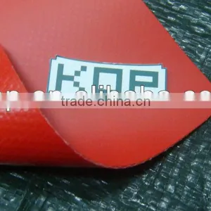 Airtight Coated Tarpaulin 1000x1000D 850g Bright Red thumbnail-1