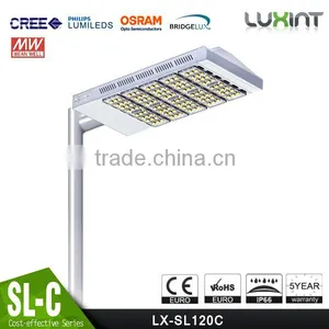 Modular Design, 100-140lm/W, Meanwell Driver, Lens Kit for Different Beam Angle, CE Rohs Approved 40W LED Street Light thumbnail-4