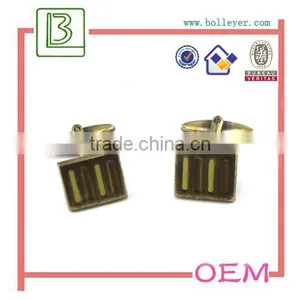 Personalized Initials Sterling Silver Square Cufflinks thumbnail-1
