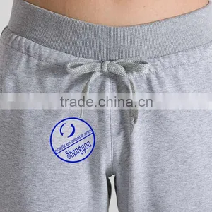 Wholesale Custom Made Cotton Blank Grey Women Yoga Jogger Pants thumbnail-6