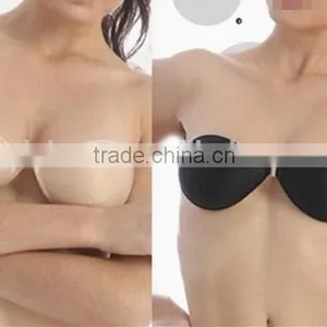 Factory Price Ladies Invisible Sexy Wireless Fabric Sponge Self-Adhesive Bra thumbnail-3