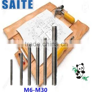 HeBei Saite Fasteners ,Threaded Rod DIN 975 , Grad 4.8, Grade 8.8 M30-M8 thumbnail-1