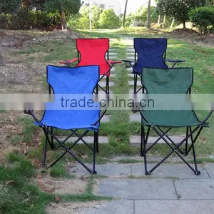 Portable Folding 600 D PVC/PE Oxford Nylon Outdoor Camping Picnic Beach Foldable Chair With Carry Bag on Arm thumbnail-4