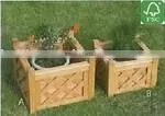 Wooden Square Barrel thumbnail-1