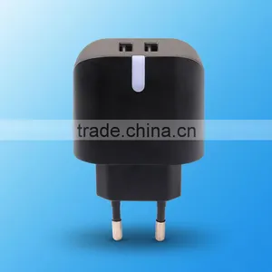 EU Plug AC Power Adapter Charger Mobile Phone Charger for Samsung/iPad PC Tablet thumbnail-5