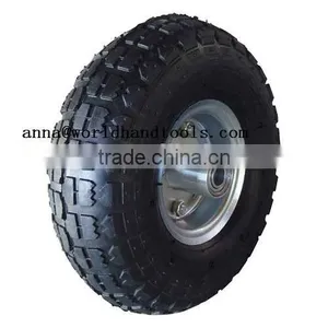 10" PNEUMATIC TYRES TRUCK TROLLEY BARROW TYRES With Metal Rim thumbnail-4