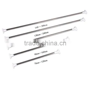 Mental Curved Shower Curtain Rod Shower Curtain Pole Curtain Pole With Rotating Rod thumbnail-2