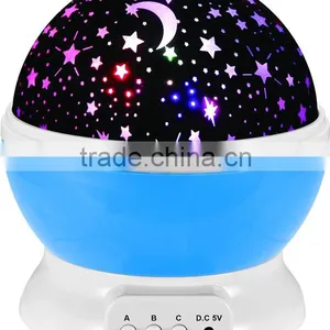 Led Kids Muti-color Led Rotating Lamp Light Led Projector RGB Indoor Led Lamp Rotating Room Light thumbnail-3