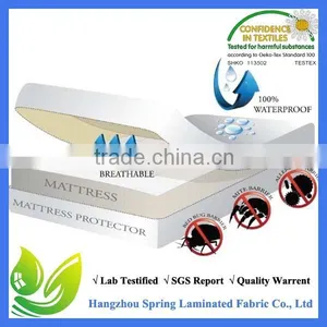 Luxury Safe Sleeping Anti-bacterial Waterproof Fitted Sheet Style Mattress Protector Supplier's Choice thumbnail-1