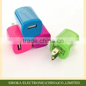For IPhone Electronic US Plug AC Wall Travel Charger Adapter With 5V 1A/1.5A Output thumbnail-1