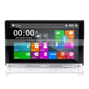 Winmark 7 Inch Double Din Car DVD Player With Touch Screen Wince 6.0 Dual Core Wifi 3G GPS Bluetooth Digital TV Input Universal thumbnail-1