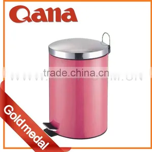 New Stainless Steel Round Shape Trash Can 3L /5L / 12L /20L /30L /40L In Different Colours thumbnail-1
