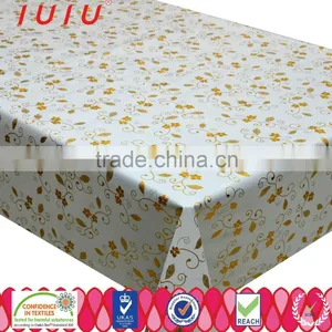 Wholesale Gold PVC Tablecloth thumbnail-2