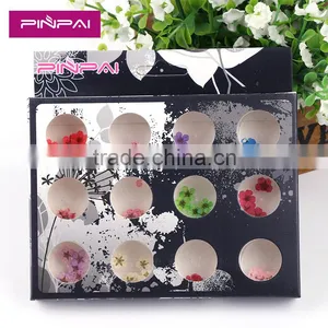 2016 12 Colors Dried Dry Flower UV Gel Acrylic False Tips Nail Art Decoration Real Flower thumbnail-2